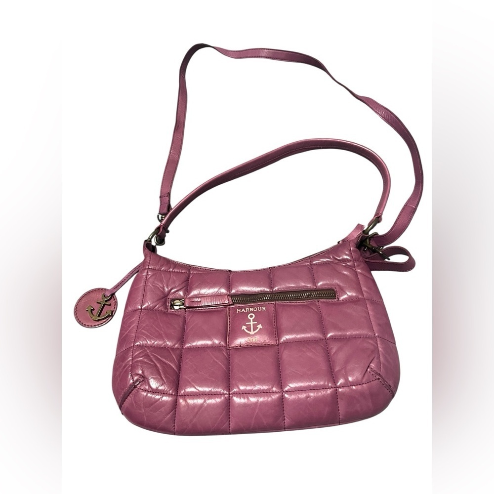 Harbour 2Nd Quilted Leather Purple Women's Bag
